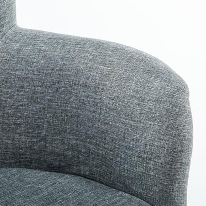 27.55"Wide*27.55"Deep Arm Chair with Square Arms, Basic Four Legs