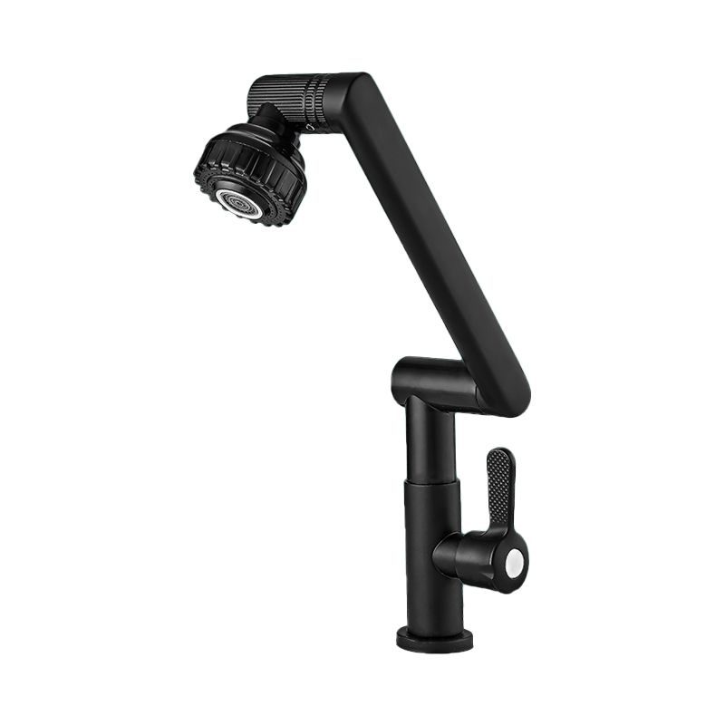 Modern Style Kitchen Faucet Rotatable High Arc Kitchen Faucet