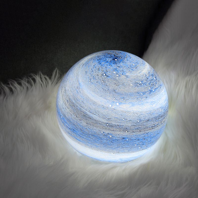 Globe Glass Table Lamp 1 Licht Moderne Simplicity Style Night Light voor slaapkamer