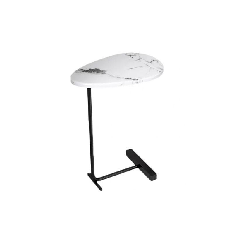 Modern Style Cocktail Table Artificial Wood Table Metal Iron Base Coffee Table