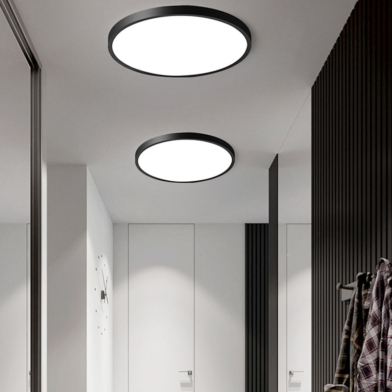 Lámpara de techo redonda empotrada Lámpara de techo empotrada contemporánea