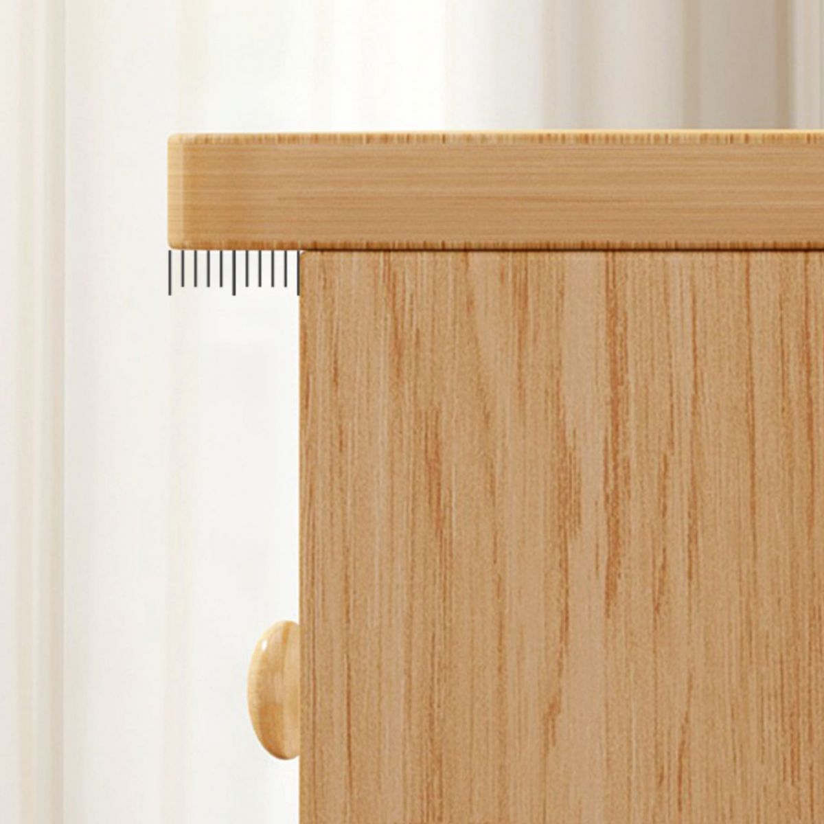 Modern Combo Dresser Wood Horizontal Storage Chest Dresser for Bedroom