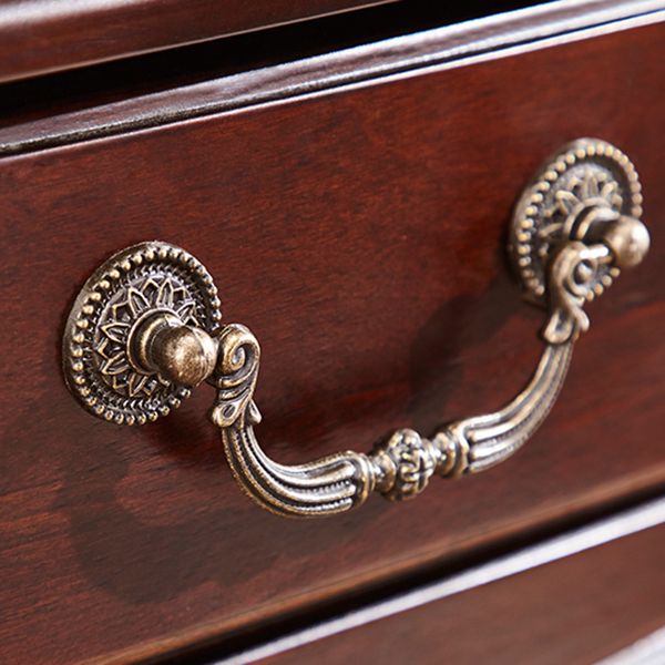 Mid-Century Modern Wooden End Table Half Moon Console Table for Hall