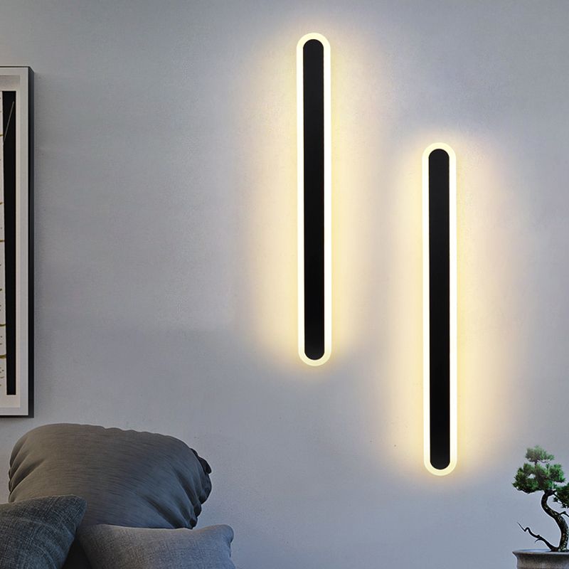 Moderne einfache Metall Wandleuchte LED -Wandleuchte für Wohnzimmer Schlafzimmer