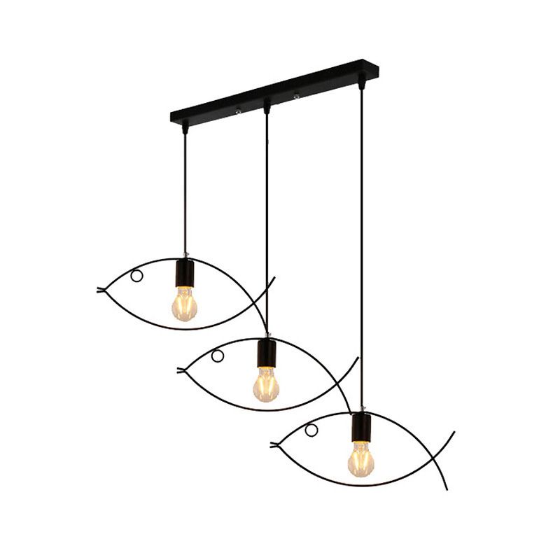 Industrial Style Simple Pendant Light Fixtures for Sitting Room Coffee Shop