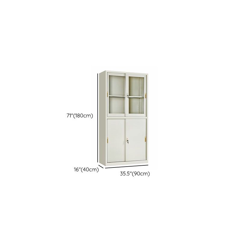 Modern Filing Cabinet Steel Locking Drawers and Storage Shelves Fireproof Cabinet