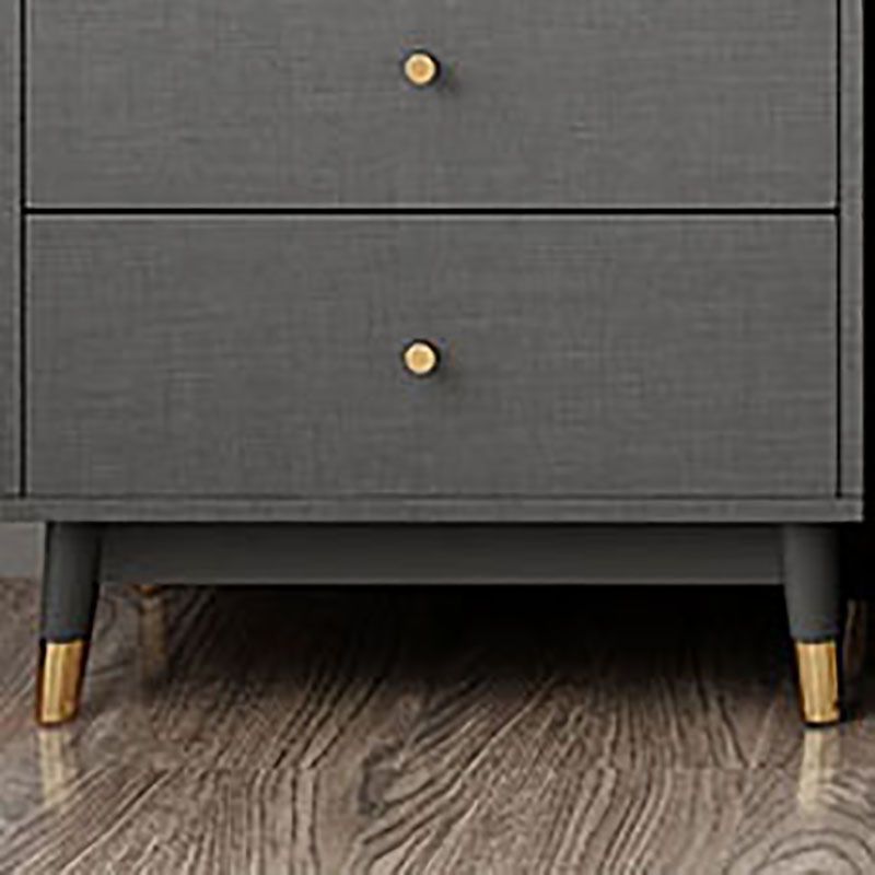 Glam Standard Bookcase Metal Frame Manufactured Wood Shelf Bookshelf with Glass Door