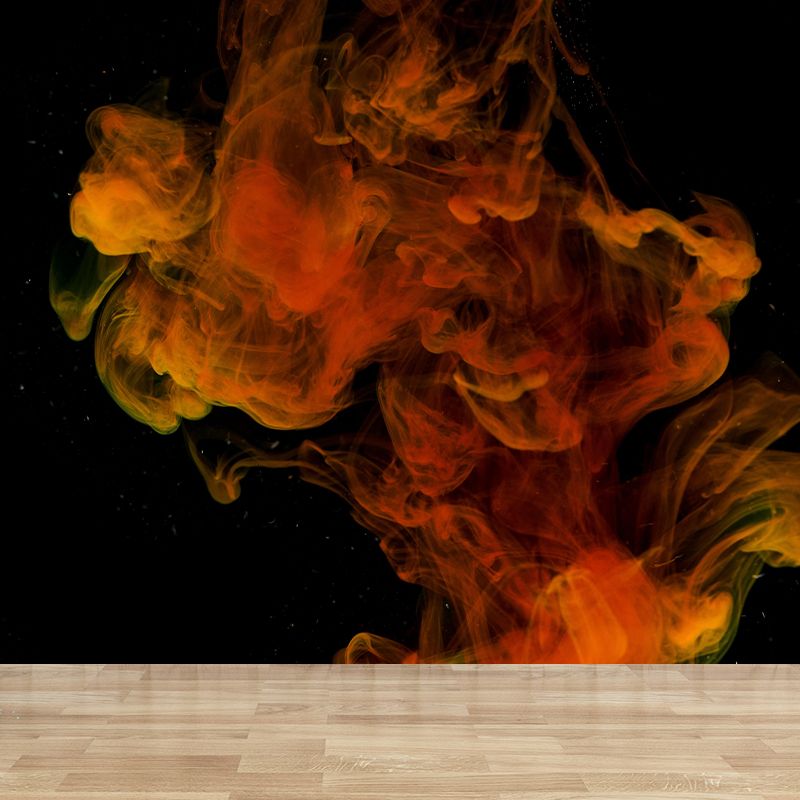 Ink Flow Mural Decal Modern Novelty Abstract Wall Art Photography Style Living Room Wall Mural