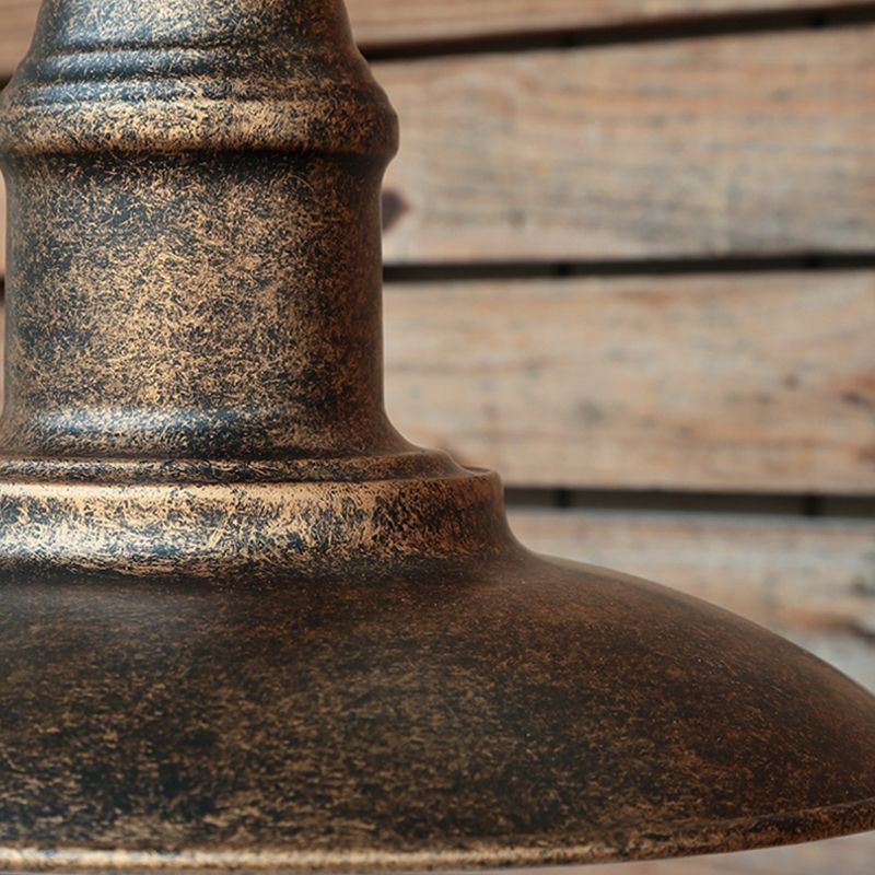 Conical Wall Light Fixture Industrial Style Metal Wall Mount Lighting