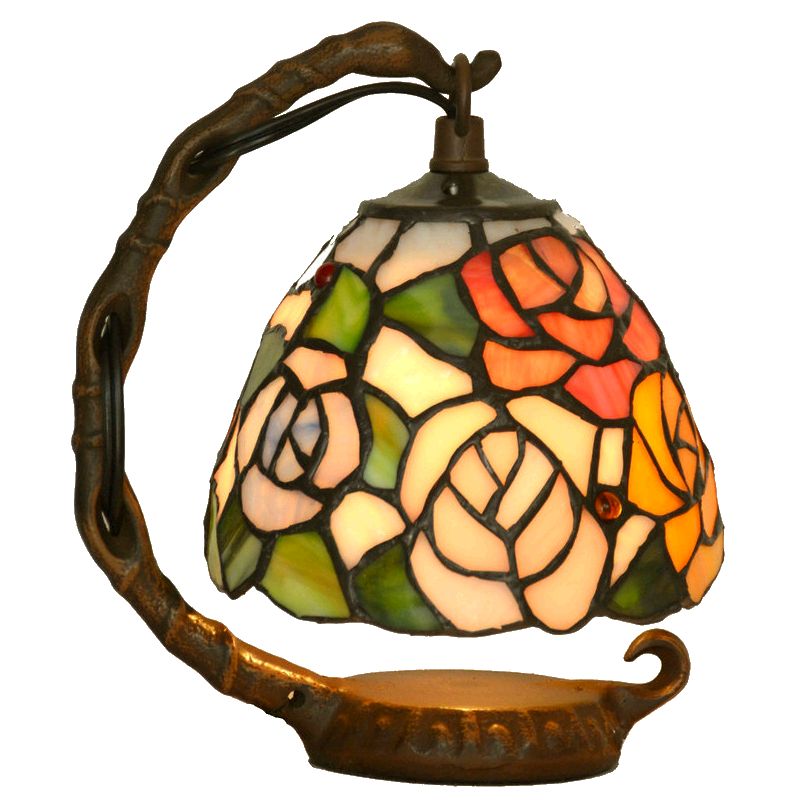 Tenue d'art tachée lampe de nuit ombragée