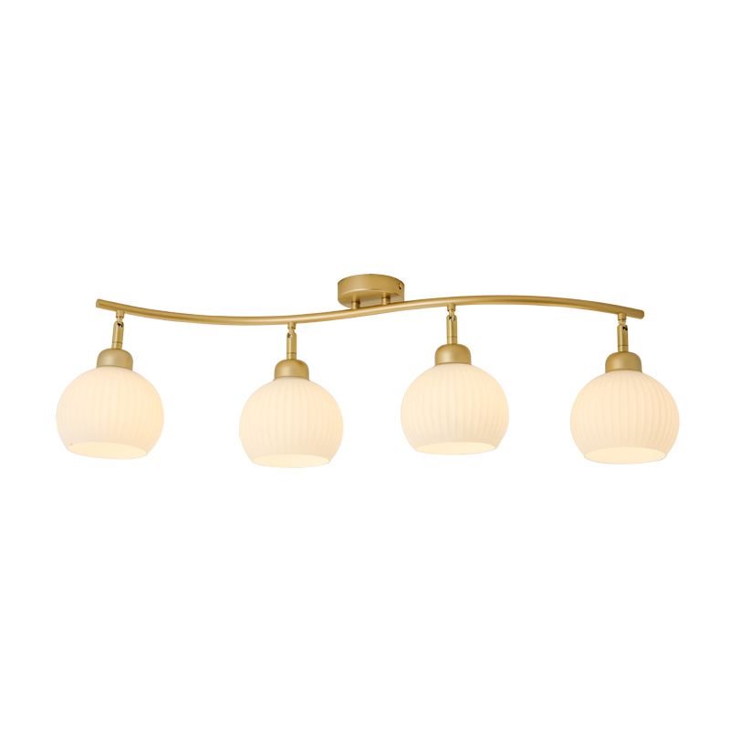 Modern Simple Iron Ceiling Light Ball Shape Ceiling Lamp for Bedroom