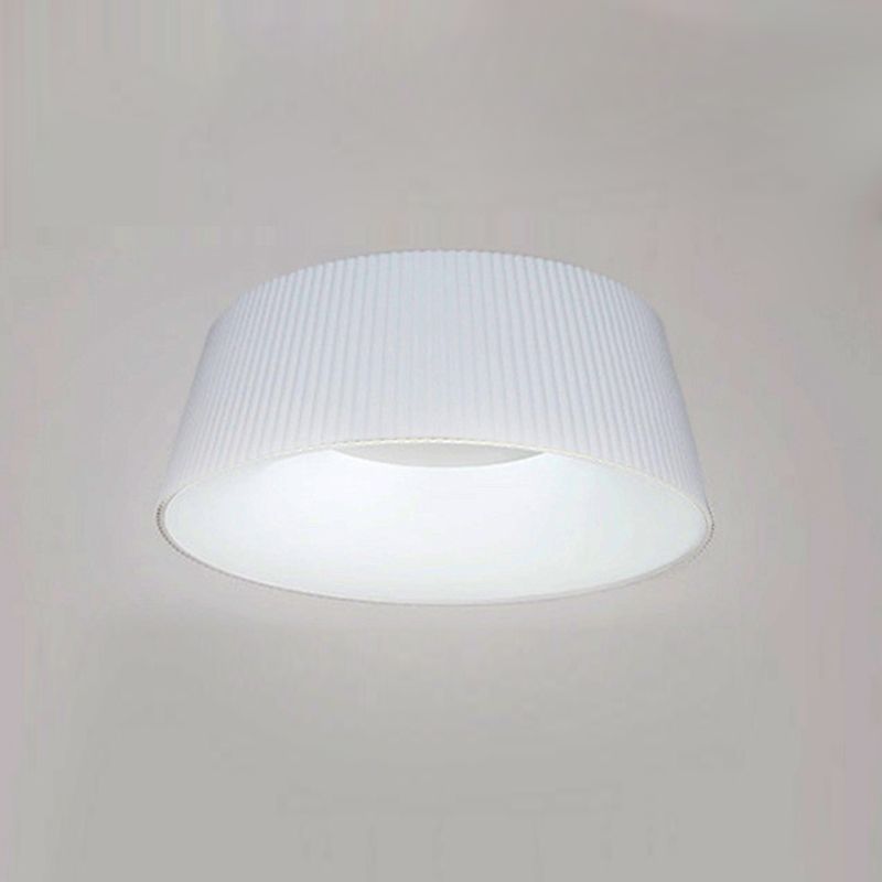 Lámpara de montaje en techo de tambor, iluminación de techo de metal Simple nórdica para sala de estar