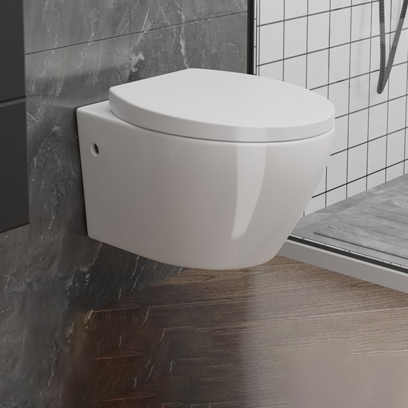 Modern Wall Mount Toilet Bowl One-Piece Urine Toilet for Washroom