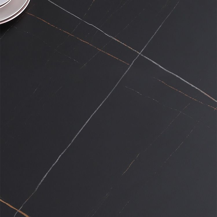 Designer Style Sintered Stone Dining Set Rectangle 1/2/5/7 Pieces Dining Area Table Set