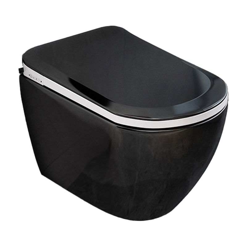 Wall Mount All-In-One Toilet Bowl Porcelain Contemporary Flush Toilet