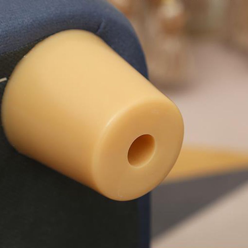 Orange Modern Standard Square Color Piece Leather Standard for Drawing Room