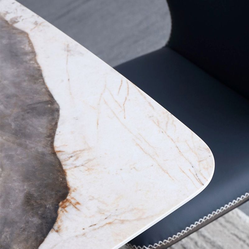 Stone Dining Table Contemporary Double Pedestal Dining Table