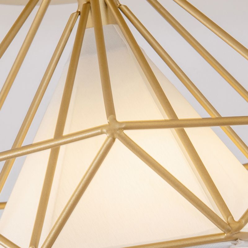 Modern Sputnik Ceiling Light Glass Shade Flush Mount Light for Drawing Room Living Room