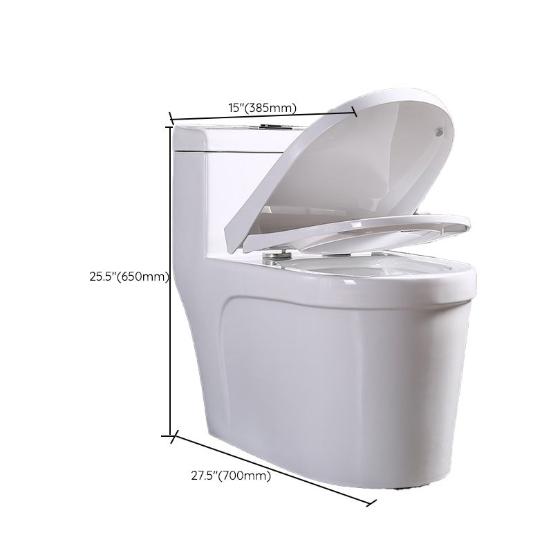 Contemporary All-In-One Flush Toilet Floor Mount Urine Toilet for Bathroom