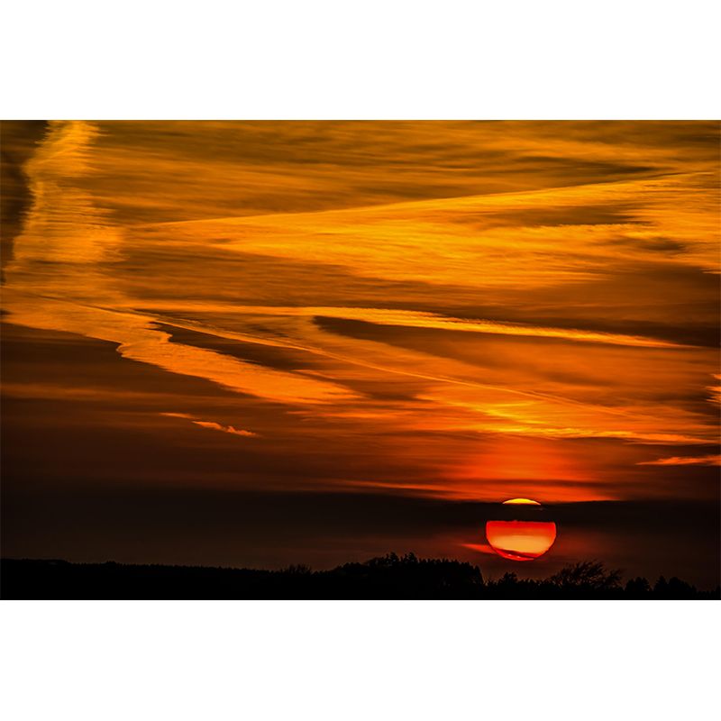 Mural Horizontal Photography Sky Landscapes Mural Eco-friendly Wallpaper for Wall Decor