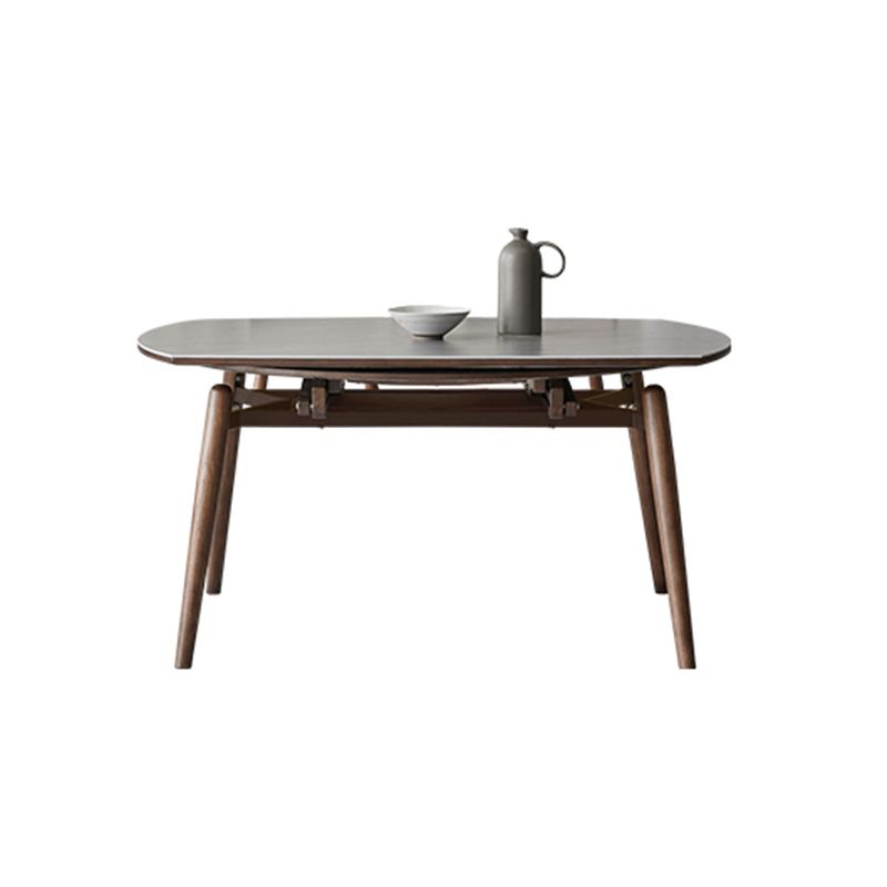 1/5/7/9 Pieces Sintered Stone Top Round Grey Dining Set for Home