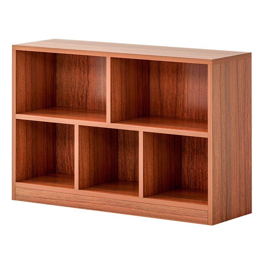 Closed Back Bookshelf Engineered Wood Bookcase for Study Room