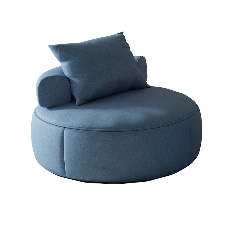 Mid-Century Modern Armless Accent Chair Fixed Back Accent Room Chair for Living Room