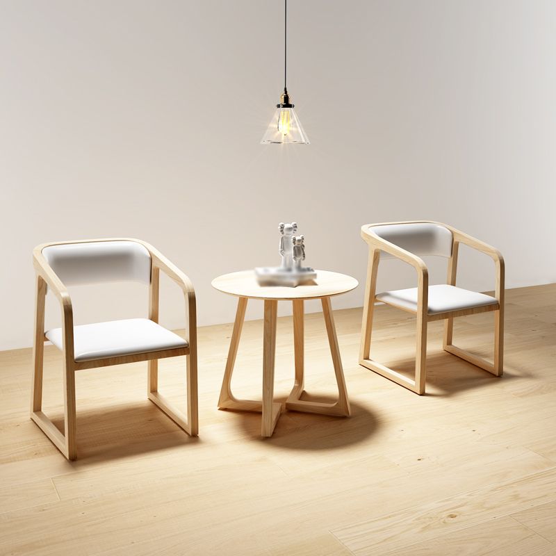 Ensemble de chaises traditionnelles en bois de frêne, cuisine, salle à manger, fauteuil à dossier ouvert