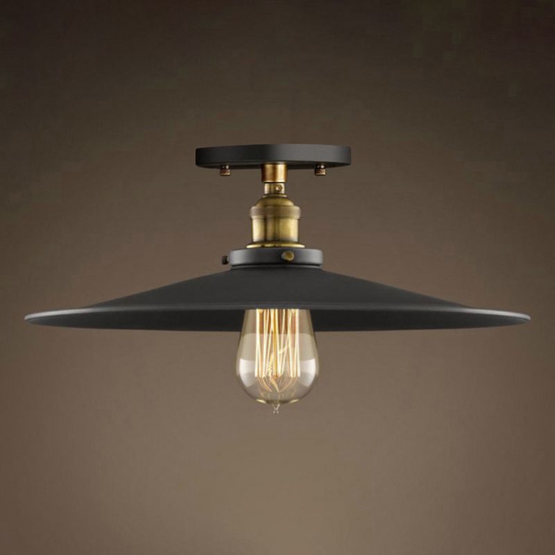 Amerikaanse landelijke inbouw plafondlamp retro industriële stijl creatieve slaapkamer gang studie balkon gangpad ingang ijzeren lampen