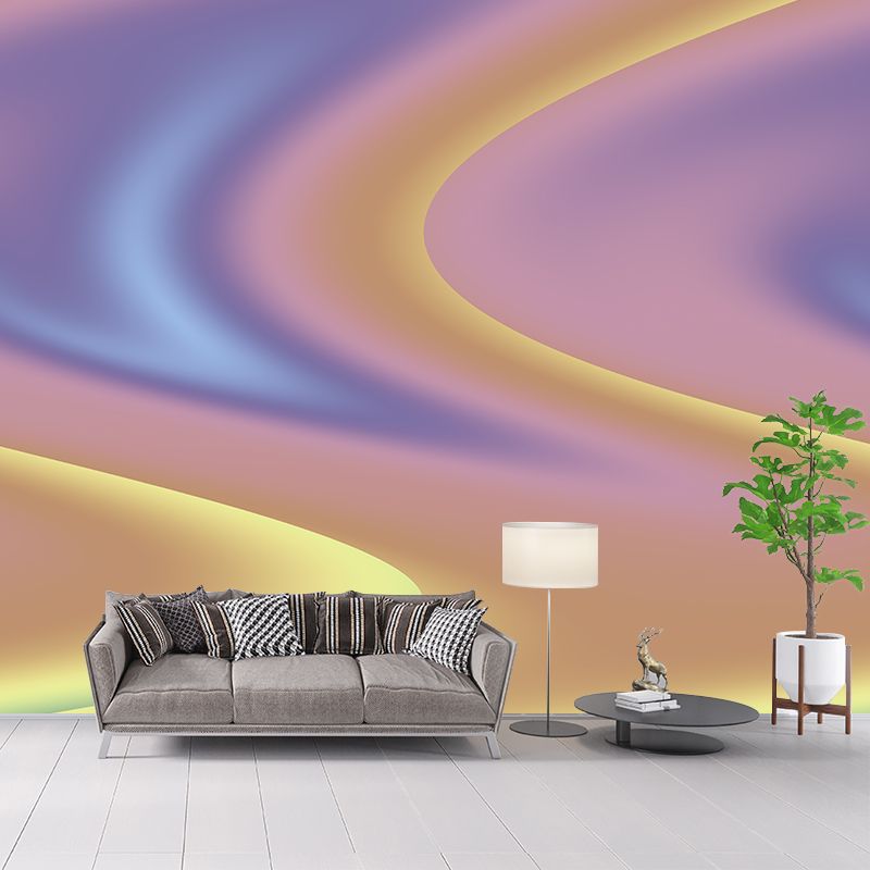 Eco-friendly Illustration Wall Mural Wallpaper Abstract Style Sitting Room Wall Mural