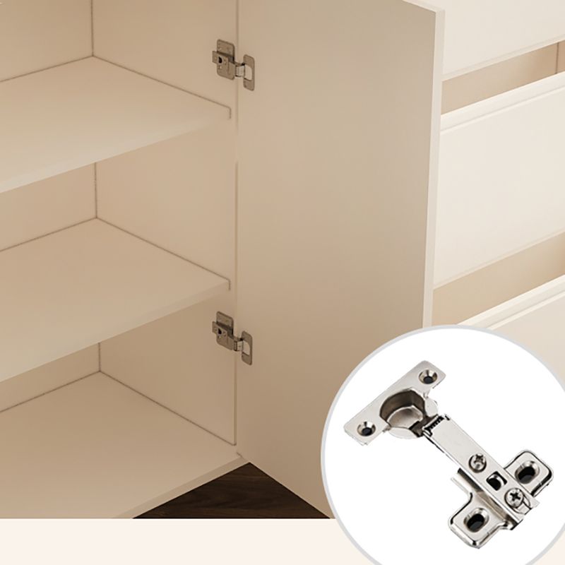 Modernism Horizontal Combo Dresser White Dresser with Storage for Home