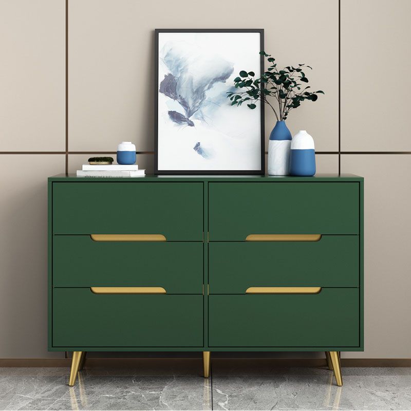 Glam Wooden Chest Bedroom 16" W Storage Chest with 3 Drawers