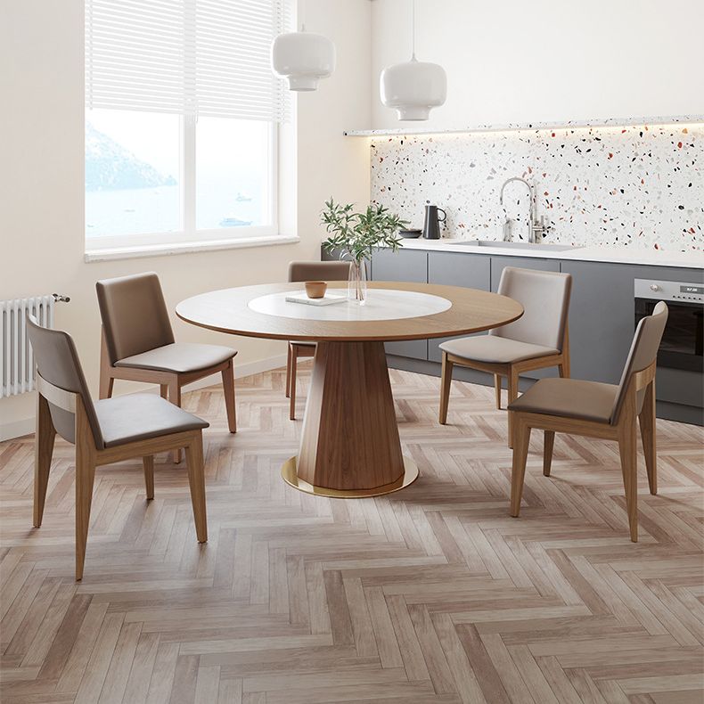 Modern 1/3/5/6/7 Pieces Dining Set Solid Wood Dining Table Set for Dining Areas