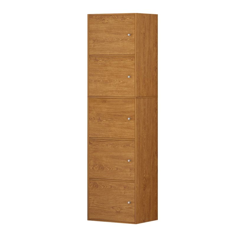 11.8-inch Wide Bookshelf Contemporary Closed Back Bookcase for Bedroom