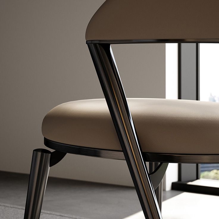 Contemporary Dining Chair Kitchen Open Back Dining Side Chair