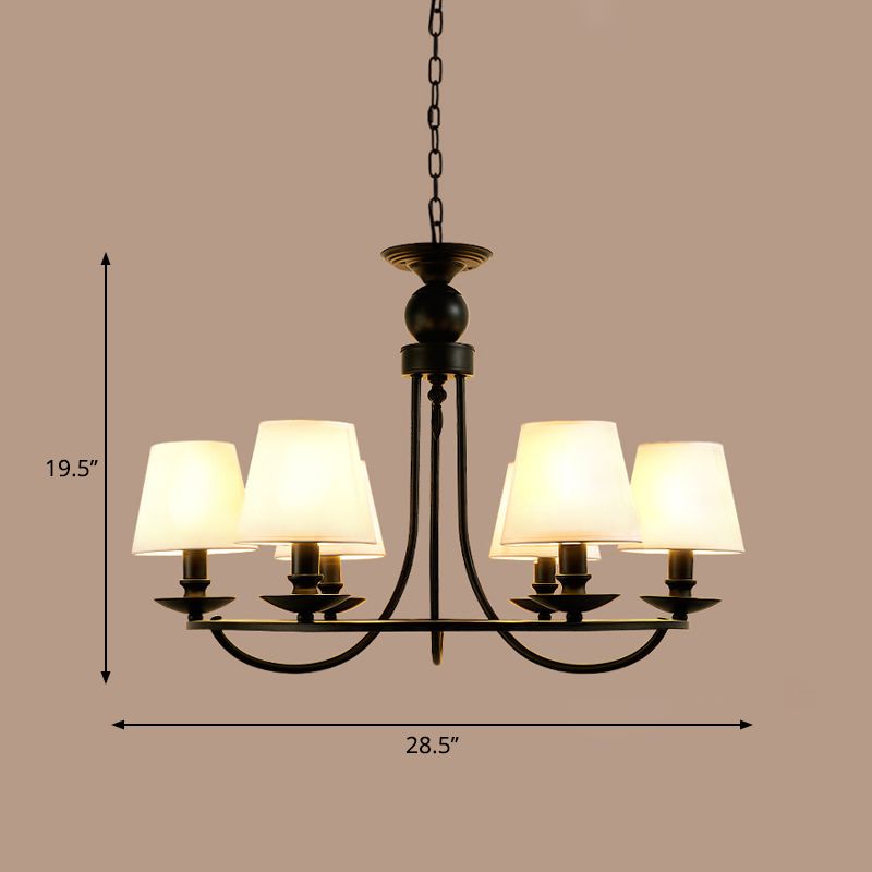 Éclairage de plafond de tissu de teigne de seau