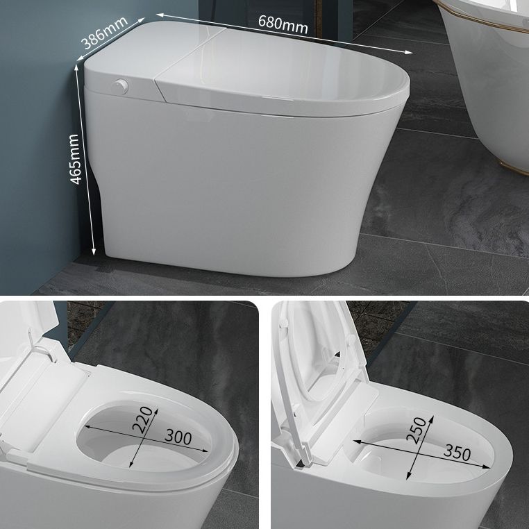 Modern Elong Toilet Bowl One Piece Toilet with Seat for Bathroom