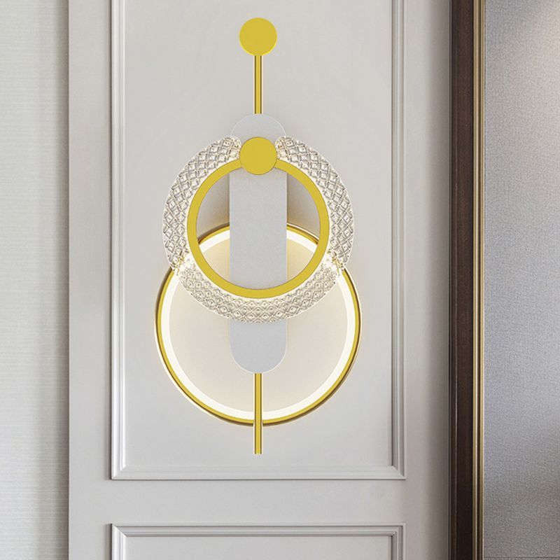 Modern LED Wall Mount Light Simple Wall Sconce Light with Acrylic Shade for Aisle
