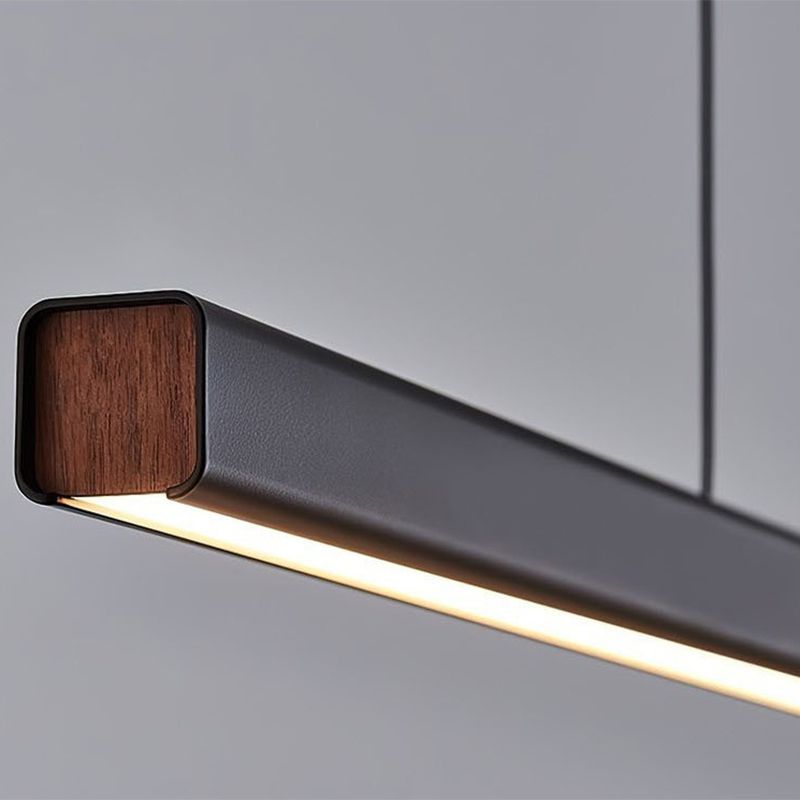 Simple Style Hanging Island Light Metal LED Hanging Lighting Fixture