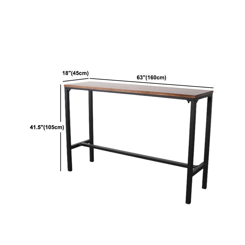 Traditional Luxury Bar Table Set 1/2/3 Pieces Counter Set with Black Base