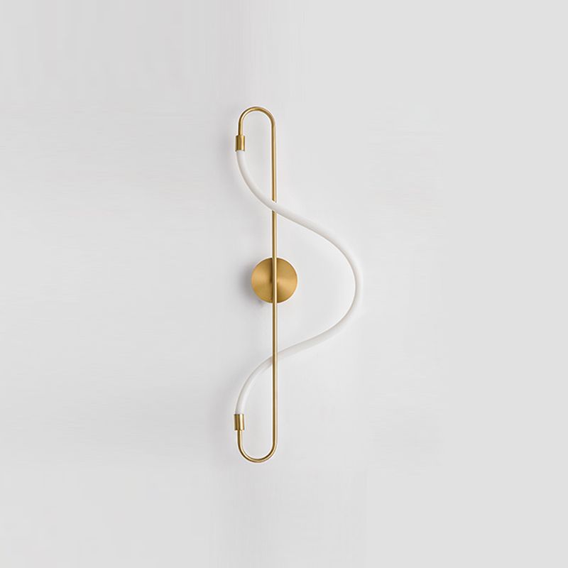 Nordic Wall Mount Lamp Modern Style Strip Shape Wall Sconce Light for Living Room
