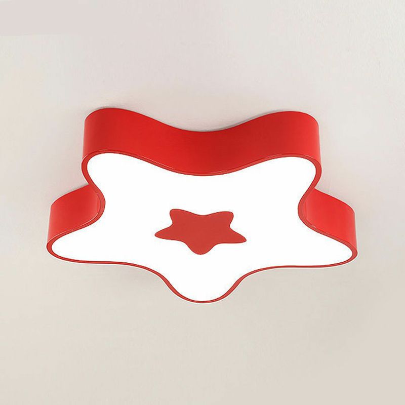 Acryl Star Flush Ceiling Light Cartoon LED Flush Halterung für Childrens Schlafzimmer