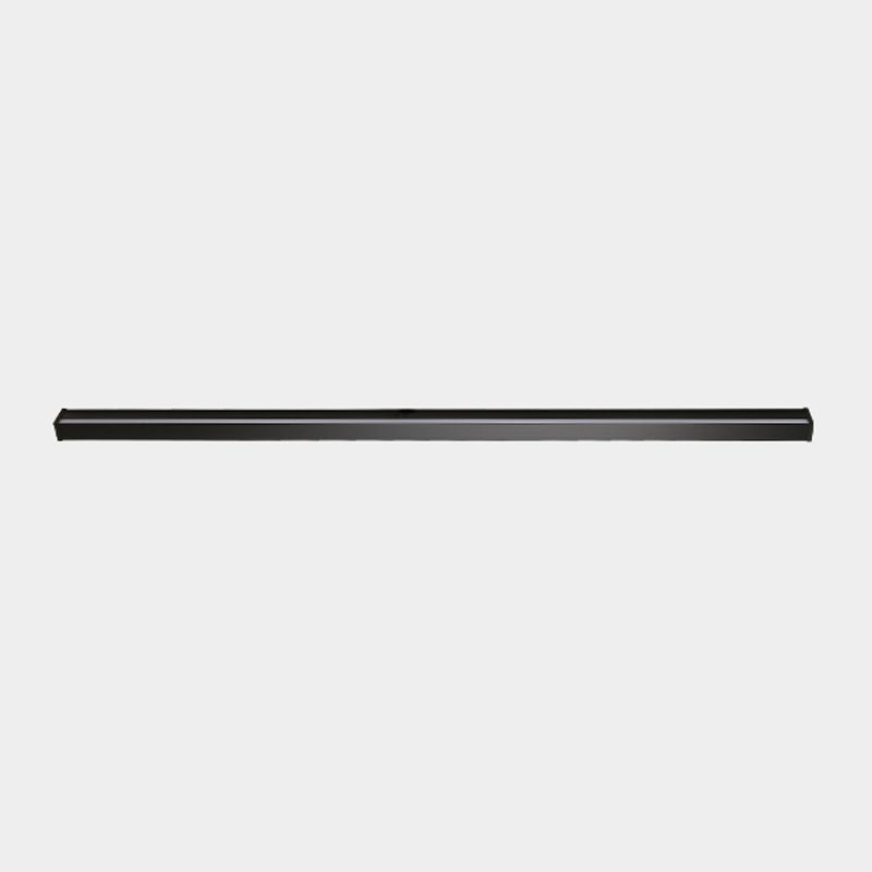 Metal Linear Shade Wall Sconce Modern Style 1- Light Wall Mount Light in Black