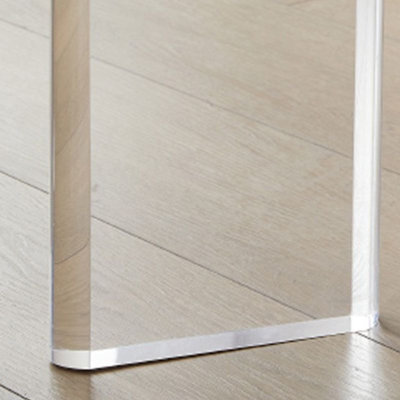 Modern Dining Set 1/3/4/5 Pcs Round Dining Table with Side Chairs in White