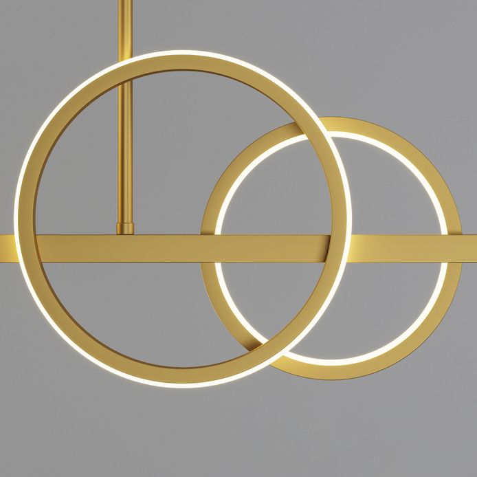 Sphère contemporaine PENDANTS ISLAND VERRE 6 luminaires légers légers