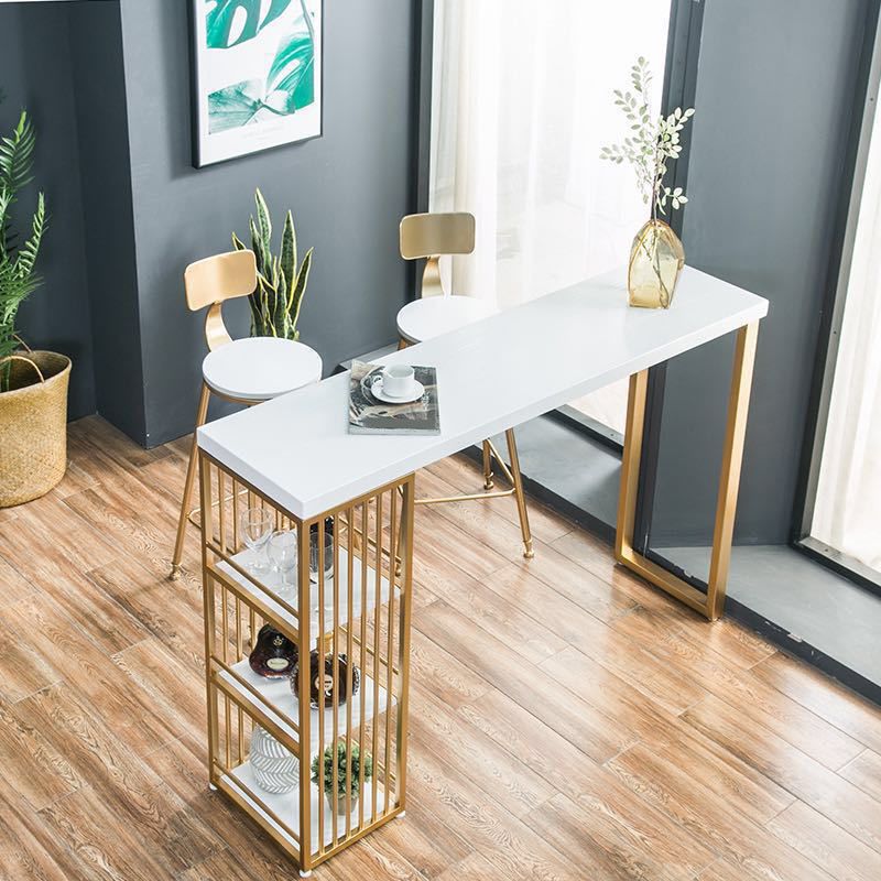 Rectangular Bar Stool and Table Set 1/2/3 Pieces Bar Table Set