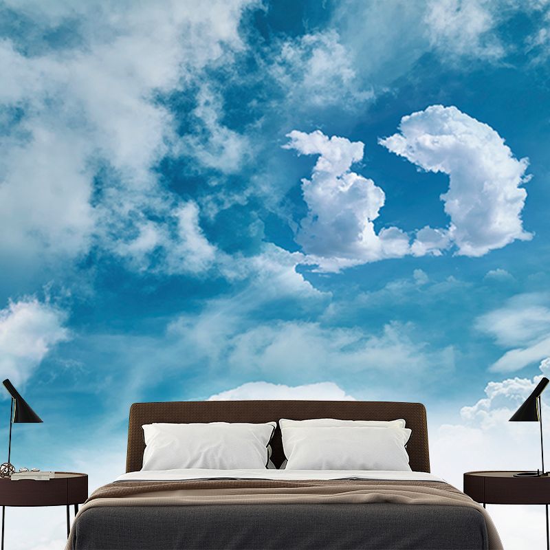 Contemporary Home Decor Sky Mural Decal Customized Wall Covering for Gust Room
