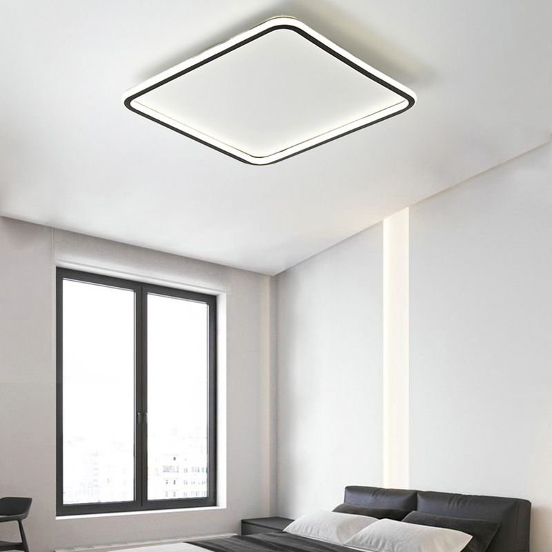 Plafondlamp in eenvoudige stijl, aluminium plafondlamp voor slaapkamer, woonkamer