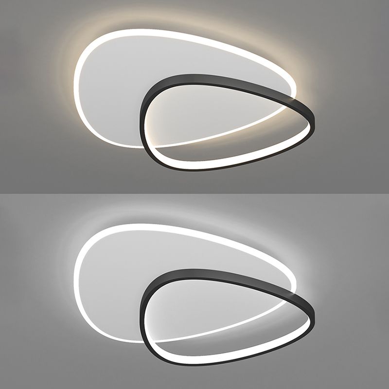 Plafoniera a 2 luci in stile moderno a LED Illuminazione da incasso per soggiorno