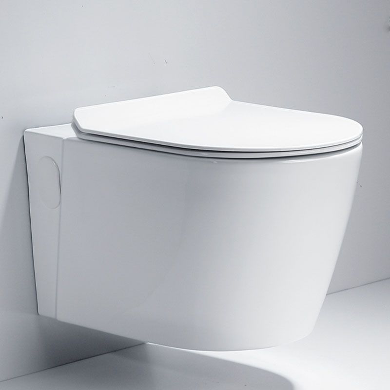 Wall-mounted Toilet Household In-wall Hidden Tank Soft-Close Seat Toilet